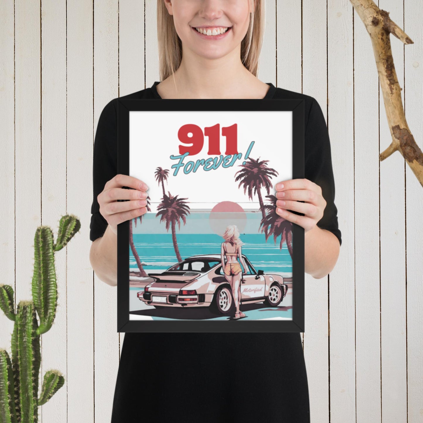 Porsche 911 Forever Framed Poster