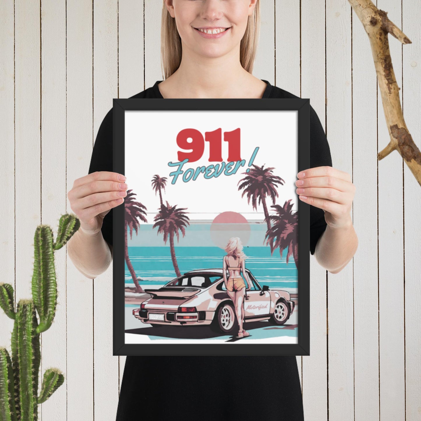 Porsche 911 Forever Framed Poster