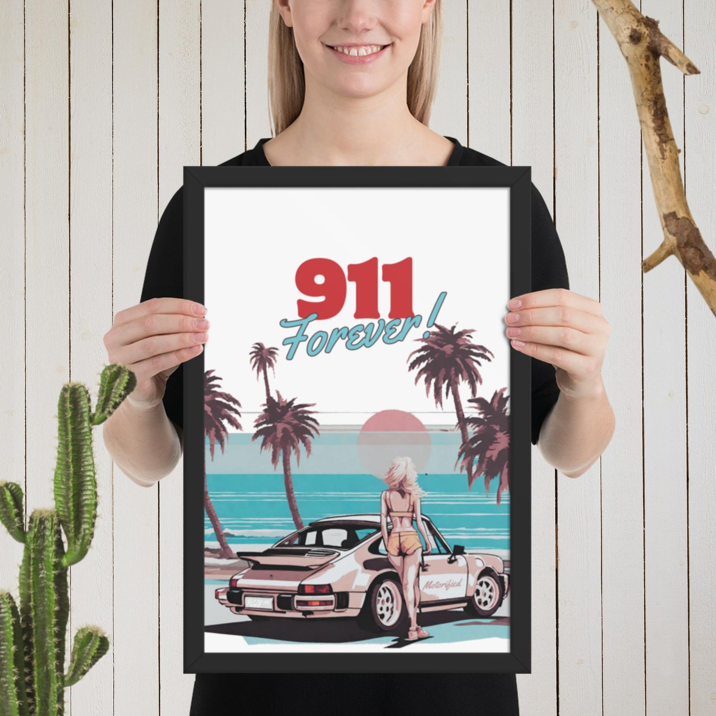 Porsche 911 Forever Framed Poster