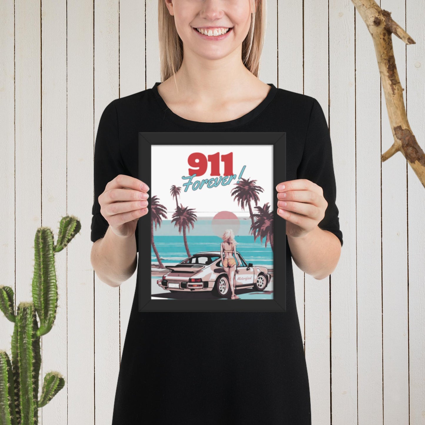 Porsche 911 Forever Framed Poster