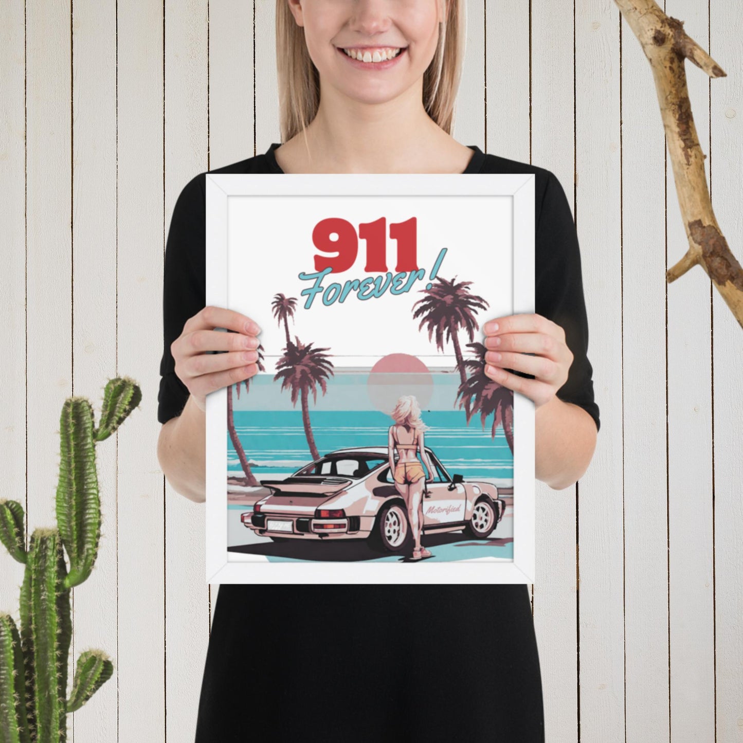 Porsche 911 Forever Framed Poster