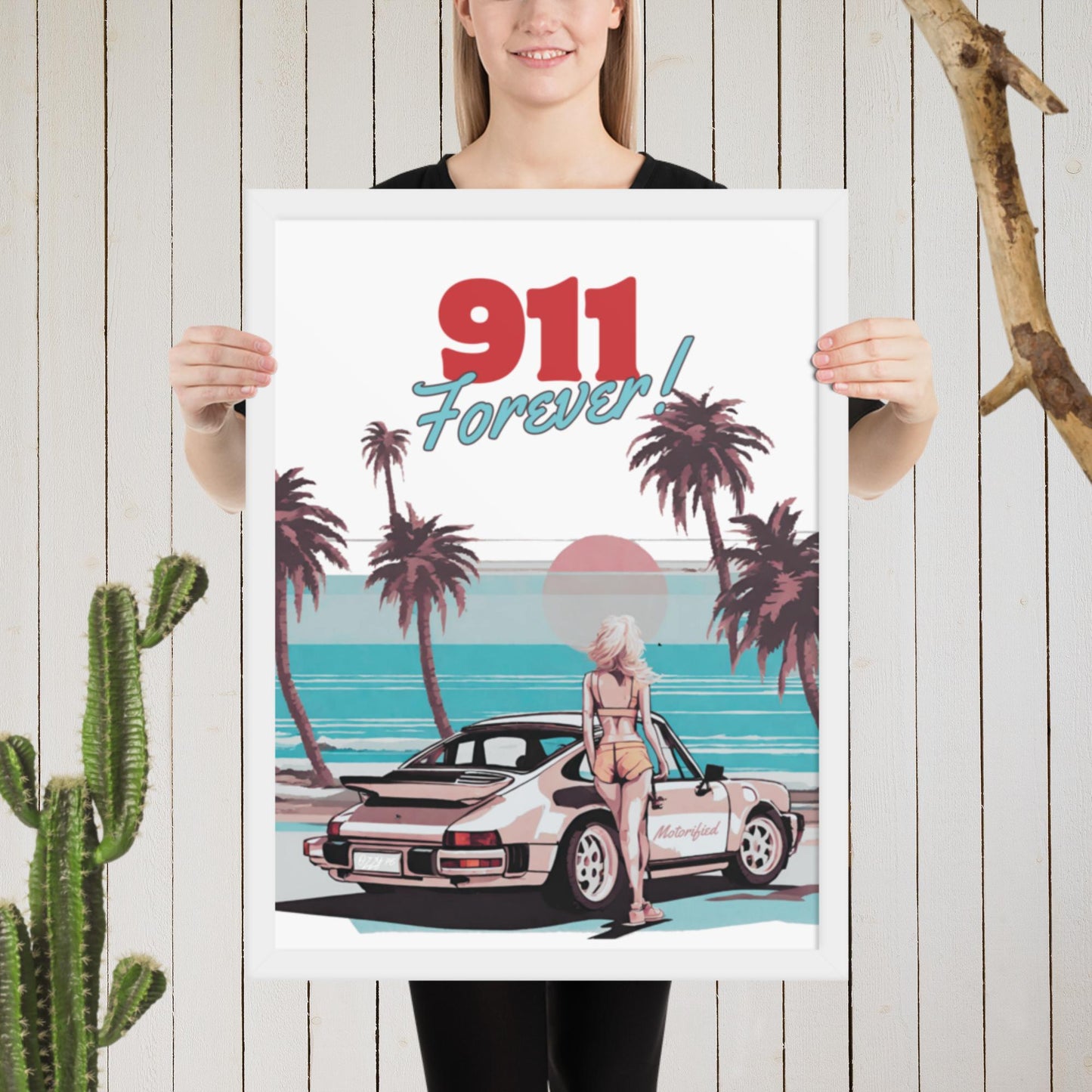 Porsche 911 Forever Framed Poster