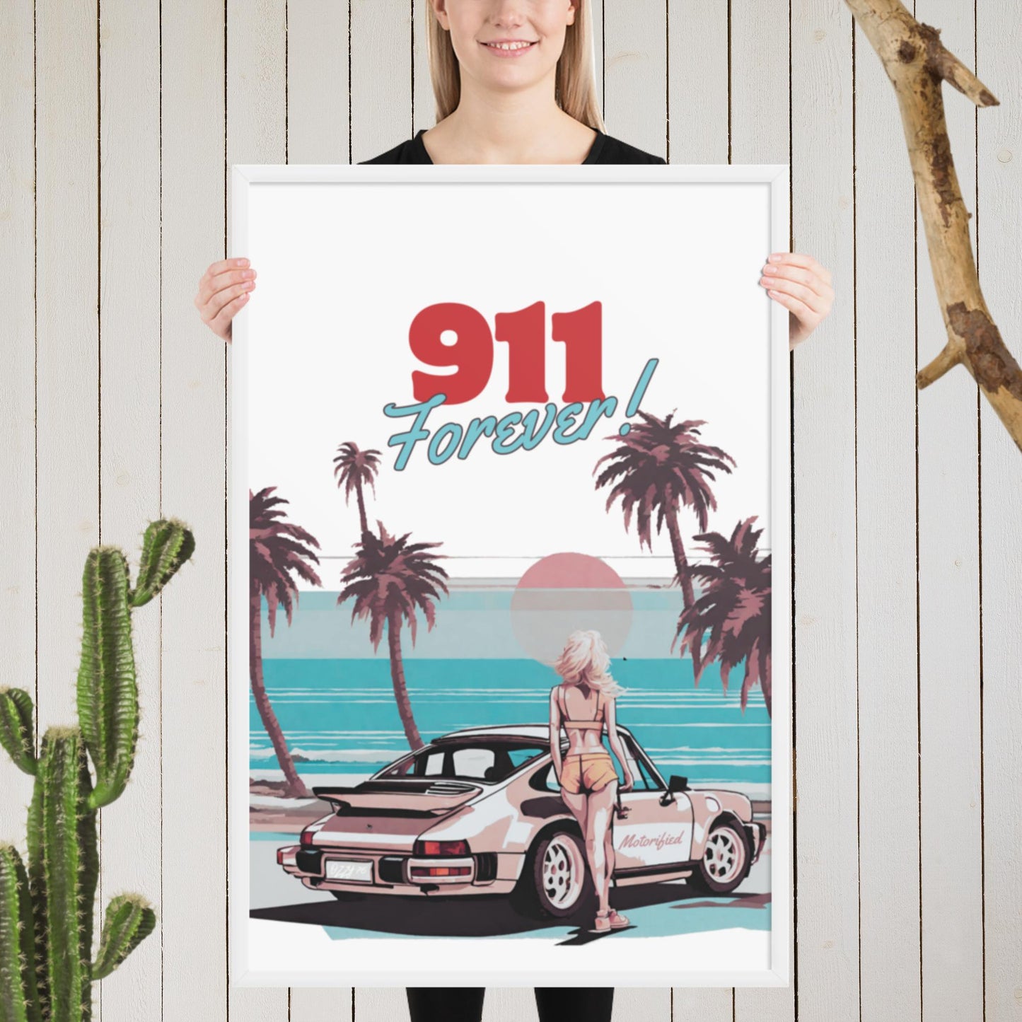 Porsche 911 Forever Framed Poster
