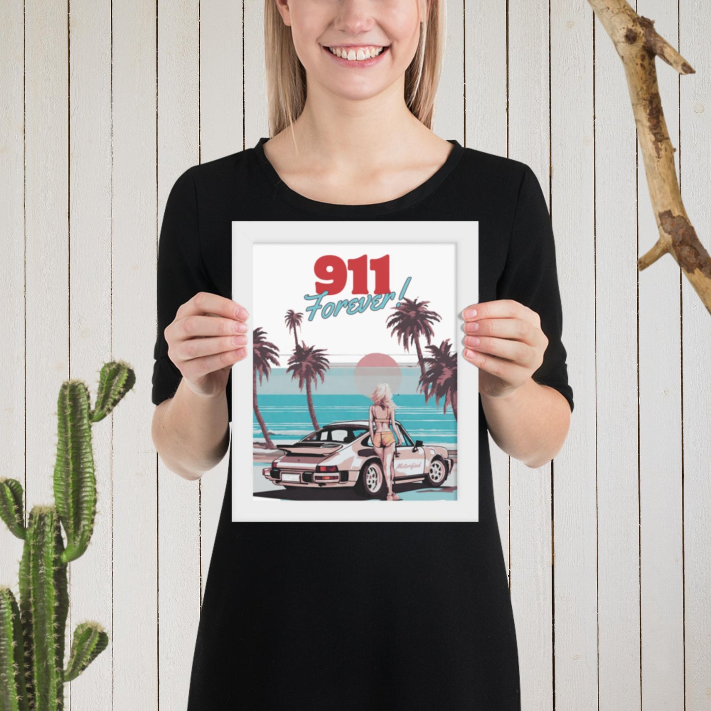 Porsche 911 Forever Framed Poster