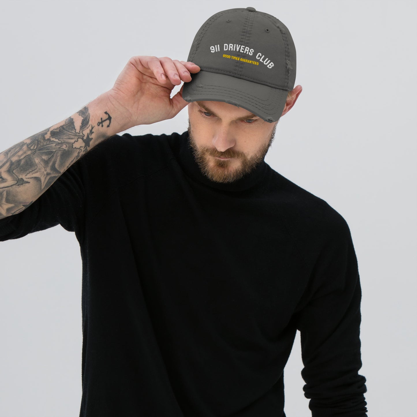 911 Drivers Club Distressed Hat