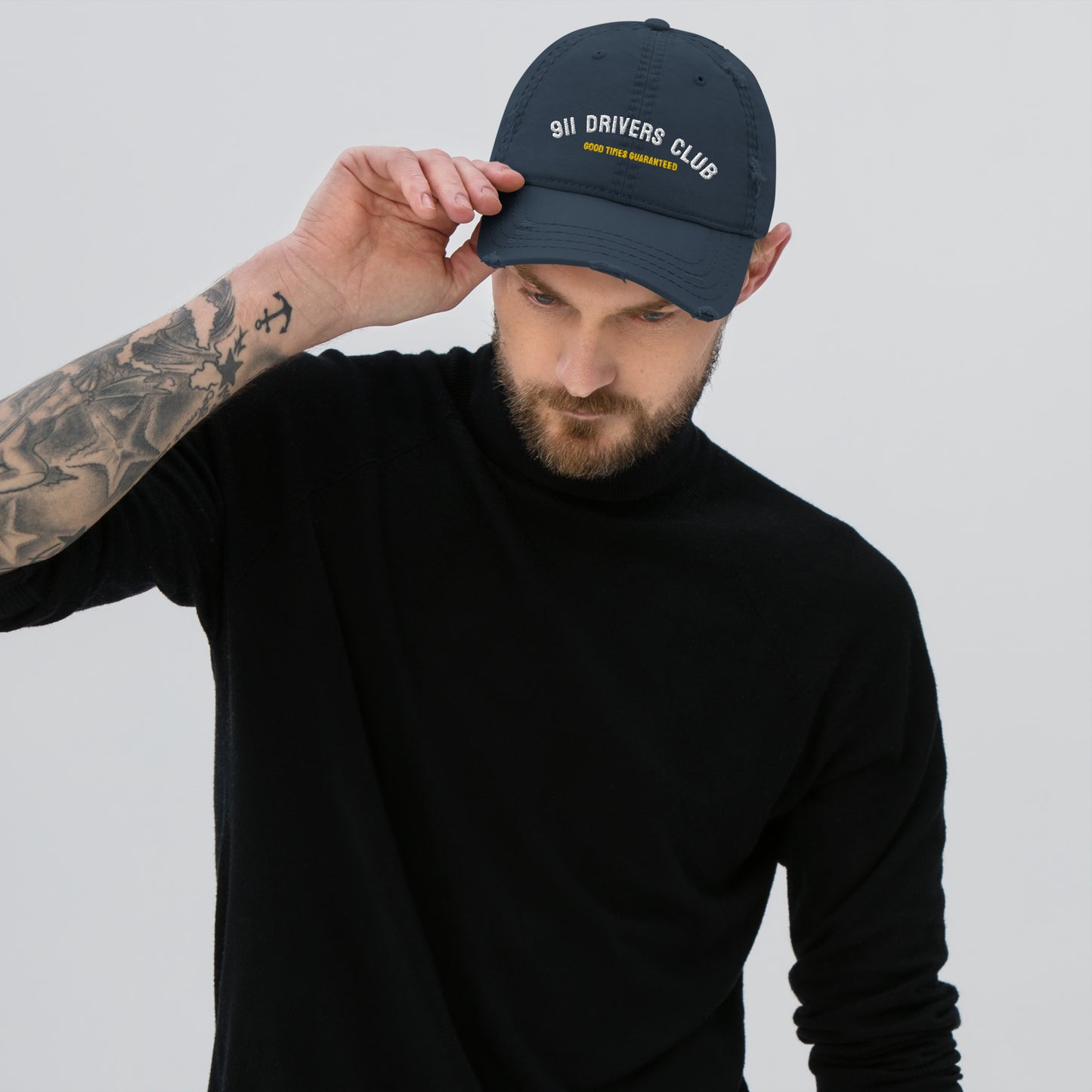 911 Drivers Club Distressed Hat