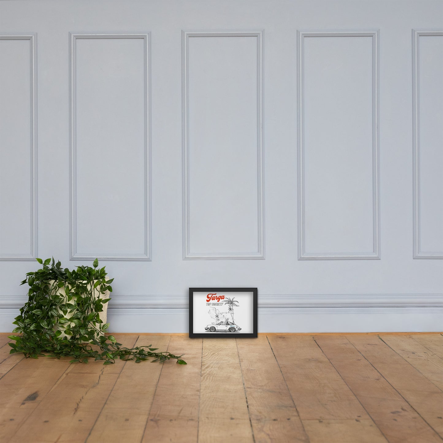 Porsche 911 Targa Framed Poster