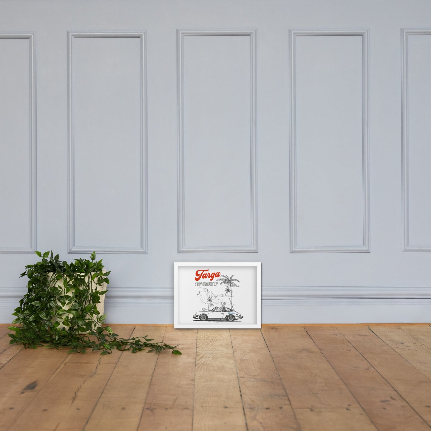 Porsche 911 Targa Framed Poster