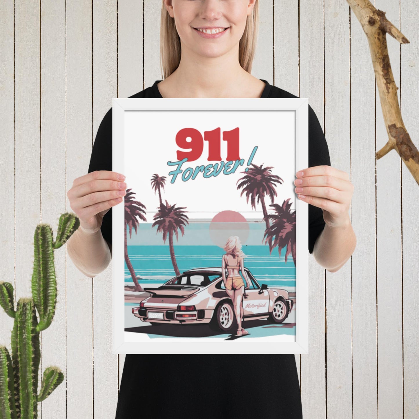 Porsche 911 Forever Framed Poster