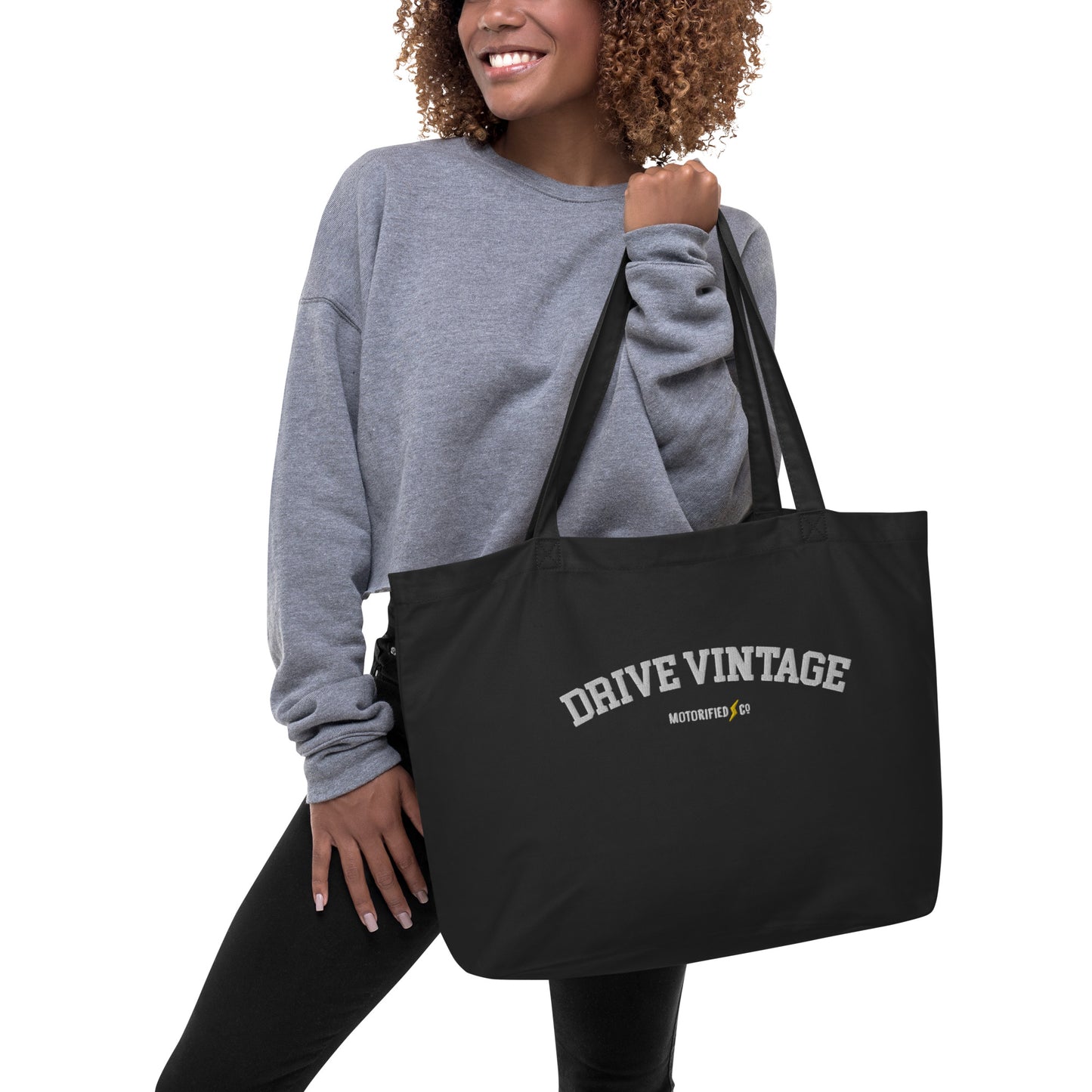 Drive Vintage Organic Tote Bag